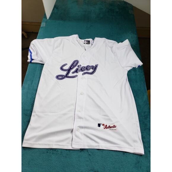 Tigres Del Licey Jersey Chaqueta Large Mens White Baseball Santo Domingo Lidom - Picture 1 of 10